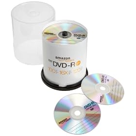 Amazon�x�[�V�b�N 4.7GB 16�{�� DVD-R �f�[�^�p (100���� �X�s���h���P�[�X) [�t���X�g���[�V�����t���[�p�b�P�[�W(FFP)]