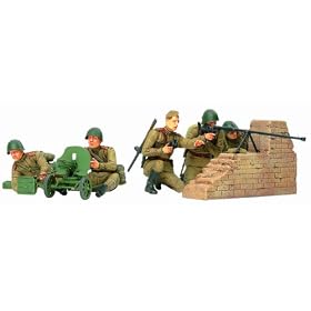 【クリックで詳細表示】1/35 ミリタリーミニチュアシリーズ No.306 1/35 ソビエト歩兵 対戦車チームセット 35306