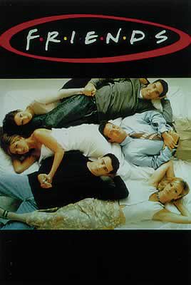  Friends - TV Show Poster (Friends on Bed)