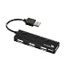 iBUFFALO USB2.0Hub �o�X�p���[ 4�|�[�g �ʃX�C�b�`�t �u���b�N BSH4U08BK