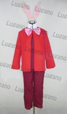 ディズニーハロウィン 　不思議の国のアリス 三月ウサギ風　コスプレ衣装　 新品　完全オーダメイドも対応可