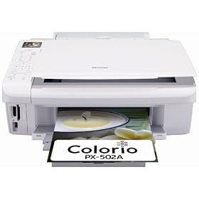 EPSON Colorio �C���N�W�F�b�g�����@ PX-502A �L���E����LAN�W������ ���ʎ��������� 4�F�痿�C���N