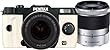 PENTAX �f�W�^�����J���� Q10 �_�u���Y�[���L�b�g �u���b�N/�z���C�g005 Q10 WZOOMKIT BK/WH 005