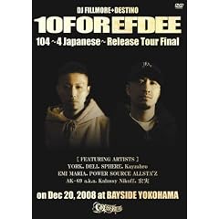 10FOR EFDEE 104~4 Japanese~ Release Tour Final on Dec 20,2008 at BAYSIDE YOKOHAMA [DVD]