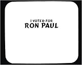  I voted for Ron Paul Mouse Pad