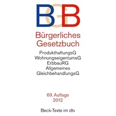 Buergerliches Gesetzbuch (BGB). Textausgabe mit ausfuehrlichem Sachregister