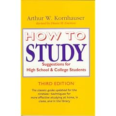 How to Study: Suggestions for High School and College Students (Chicago Guides to Academic Life)