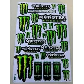 MONSTER �����X�^�[ SUPERCROSS �X�e�b�J�[�V�[�g �O���[�� 006