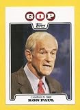  2008 Topps Campaign 2008 #RP Ron Paul - GOP - Republican Presidential Candidate Baseball Cards - MLB Baseball Trading Card in a Protective Screw Down Display Case!