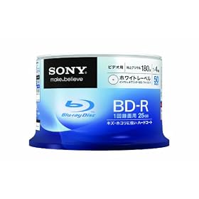 SONY �r�f�I�pBD-R �ǋL�^ �Ж�1�w25GB 4�{�� �v�����^�u�� 50���X�s���h�� 50BNR1VCPP4
