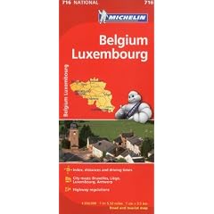 Michelin Belgium Luxembourg: National (Michelin Maps)