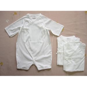 【クリックで詳細表示】3枚組 年中OK！フライス地 ツーウェイ肌着・フラットタイプ