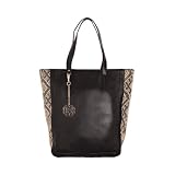 Morgan E13-2JACK.A, Sac à main - Noir/beige