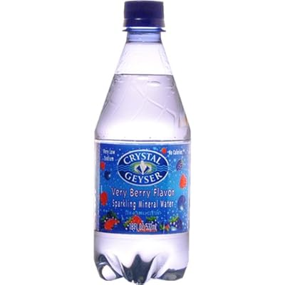クリスタルガイザー スパークリングベリー 炭酸水(無果汁) 532ml*24本入り(並行輸入品)