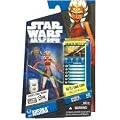 Hasbro �X�^�[�E�E�H�[�Y �N���[���E�E�H�[�Y �x�[�V�b�N�t�B�M���A �A�\�[�J�E�^�m/Star Wars 2010 The Clone Wars Action Figure CW17 Ahsoka Tano�y���s�A���z
