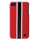 TREXTA iPhone4/4S対応 本革製カバー SNAP ON COVER WBW ON RED SOCI4-WBWONRE