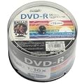 ���C������ HI DISK DVD-R �f�[�^�^��p 16�{�� 4.7GB �z���C�g�v�����^�u�� �X�s���h���P�[�X 50�� HDDR47JNP50