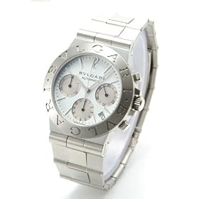 [�u���K��]BVLGARI �r���v �f�B�A�S�m �X�|�[�c�N���m �I�[�g�}�`�b�N �z���C�g CH35WSSD �����Y [���s�A���i]