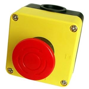 【クリックで詳細表示】Φ22 HWシリーズ非常停止用コントロールボックス HW1X-BV411R