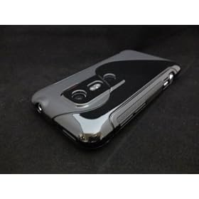 au HTC EVO 3D ISW12HT��p�P�[�X Black