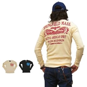 Indian Motocycle Early Tribes �C���f�B�A�� �A�[���[�g���C�u�X L/S THERMALPRINTED T-SHIRT �����O�X���[�u �T�[�}�� �v�����g T-�V���c