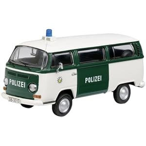 【クリックで詳細表示】VW T2a ザールブルュッケン警察 ホワイト/グリーン (1/43 3219)