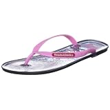 Beach Athletics Crystal Hibiscus Flip Flops