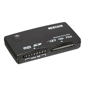 I-O DATA USB 2.0/1.1�Ή� �}���`�J�[�h���[�_�[���C�^�[ �u���b�N USB2-MXRW/B