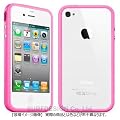 iPhone4��p�@�i�ʏ��i 4S�Ή��L��j�@iPhone4 Bumper Case - Pink - ��̐��^�o���p�[�@�y�s���N�z