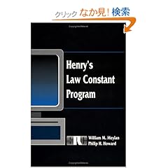 【クリックでお店のこの商品のページへ】Henry’s Law Constant Program: Philip H. Howard, William M. Meylan: 洋書