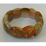 Orange Crystal Fashion Bracelet