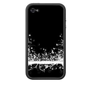 iPhone4�P�[�X�A�N�Z�T���[�@Leaflick(�o���p�[�Z�b�g�j:�@simplicity black