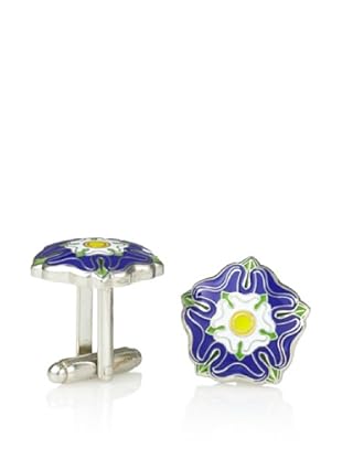 L2 Purple Tudor Rose Cufflinks