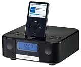 Princeton I-Bird FM/AM���W�I���ږڊo�܂��@�\�t��iPod��p�}���`���f�B�A�X�s�[�J�[ �u���b�N PSP-MSSACB