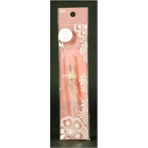 【クリックで詳細表示】HC-1060 コスメアップ 74 リップブラシ(回転式)平筆クリア： ヘルス＆ビューティー