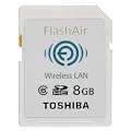TOSHIBA FlashAir SD�J�[�h 8GB SD-WL008G