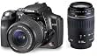Canon EOS Kiss �f�W�^���EWelcome�L�b�g(�u���b�N)[EF-S18-55mm F3.5-5.6 USM,EF55-200mm F4.5-5.6 II USM�Z�b�g]