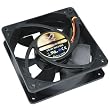 �T�C�Y ULTRA KAZE 3000rpm 12cm�p38mm���t�@�� �m�C�Y:45.90dBA ����:133.60CFM DFS123812H-3000
