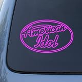  AMERICAN IDOL - Vinyl Car Decal Sticker #A1578 | Vinyl Color: Pink