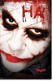  Batman Poster ~ The Dark Knight ~ Heath Ledger as Joker HA ~ 22x34