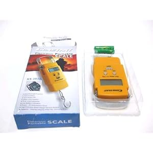【クリックで詳細表示】電池式ぶらさげ計量器デジタルはかり 黄色
