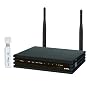 PLANEX iPhone 3G�Ή� 11n/g/b�Ή� 300Mbps ����LAN���[�^&����LAN USB�A�_�v�^�Z�b�g MZK-W300NHPU