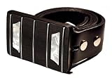  Guitar Belt Buckle ギター/ベルトバックルNO.012/Gibson Les Paul Custom～ギブソン・レスポール/エボニーウッド[ハンドメイド品]