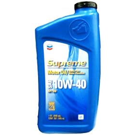 �G���W���I�C�� 10W-40 �V�F�u���� �V���v���[�� 12�{�Z�b�g �j�yChevron Supreme Motor oil�z
