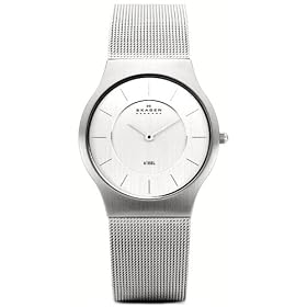 [�X�J�[�Q��]SKAGEN �r���v basic steel mens 233LSS �P�[�X��: 34mm Ultra Slim �����Y [���K�A���i]