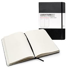 Notizbuch Medium A5 liniert schwarz