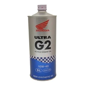 HONDA [ �z���_�����I�C�� ] ULTRA G2 [ �E���g�� G2 ] 10W-40 [ SL ] �������w������ [ 1L ]  [HTRC3]