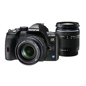 OLYMPUS �f�W�^����჌�t�J���� E-520 �_�u���Y�[���L�b�g E-520WKIT