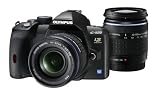 OLYMPUS �f�W�^����჌�t�J���� E-520 �_�u���Y�[���L�b�g E-520WKIT
