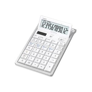 CASIO LATORA デザイン電卓 12桁 RT-7000WE-N